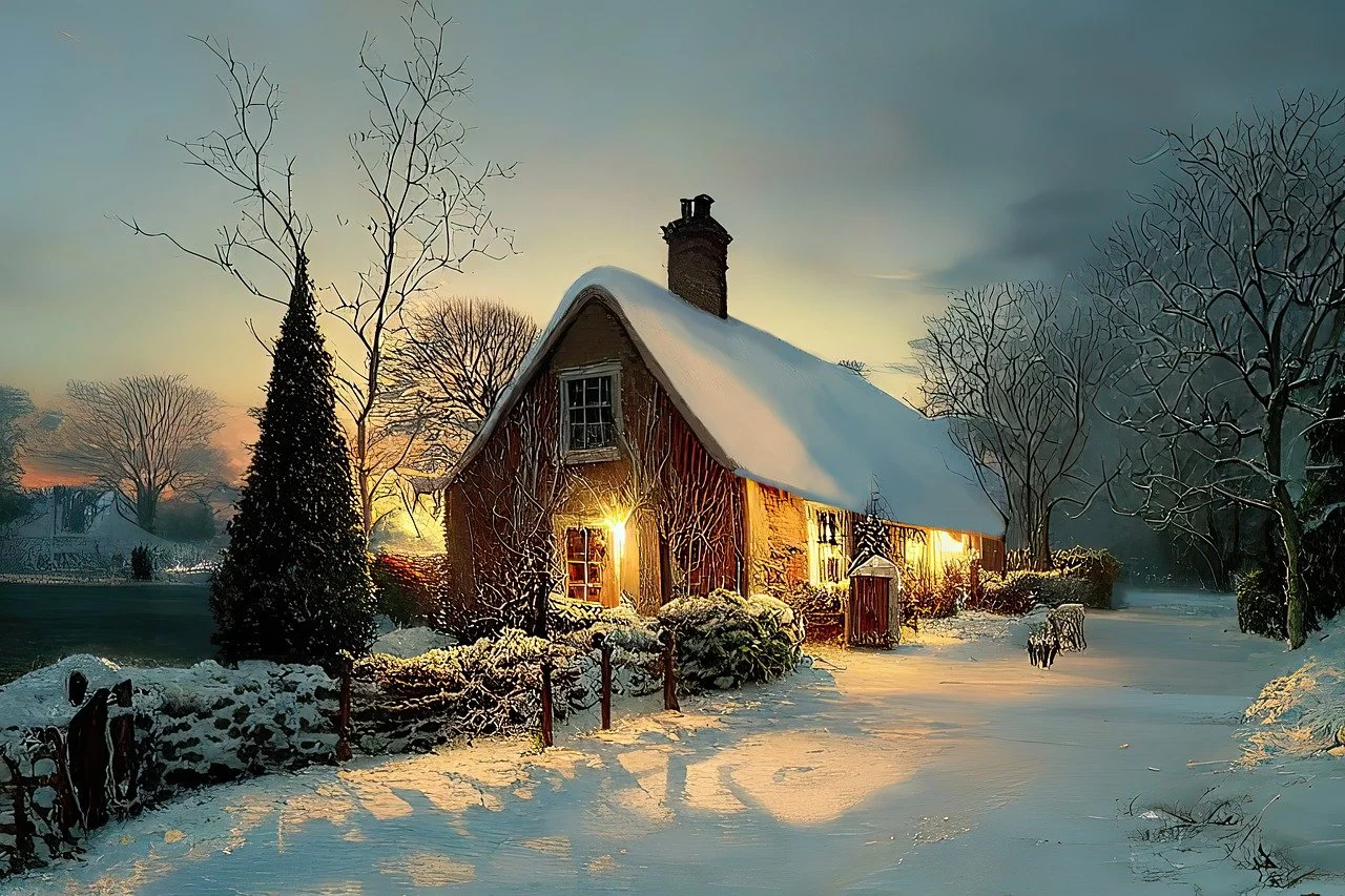 winter cottage